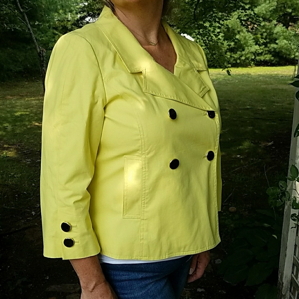 Banana Republic Canary yellow Blazer